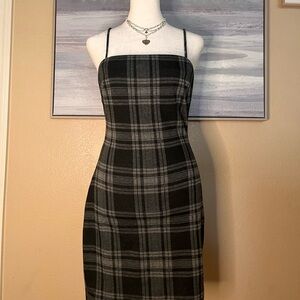 Lovely Day Black and Gray Dress